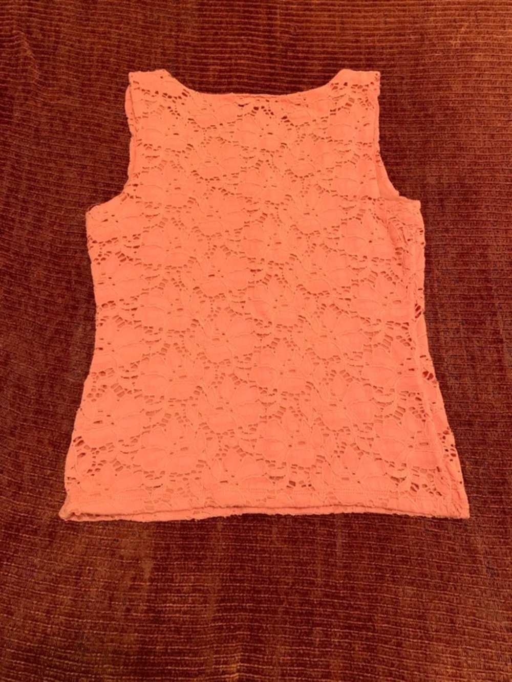 Orange Floral Tank Top - Picture 2 of 11